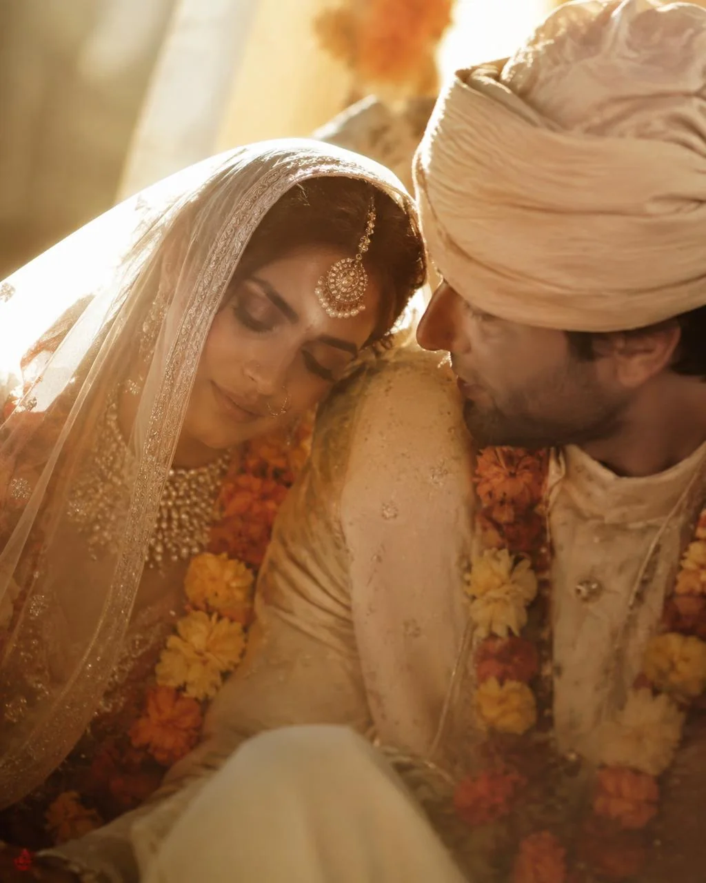 Bride and groom portrait